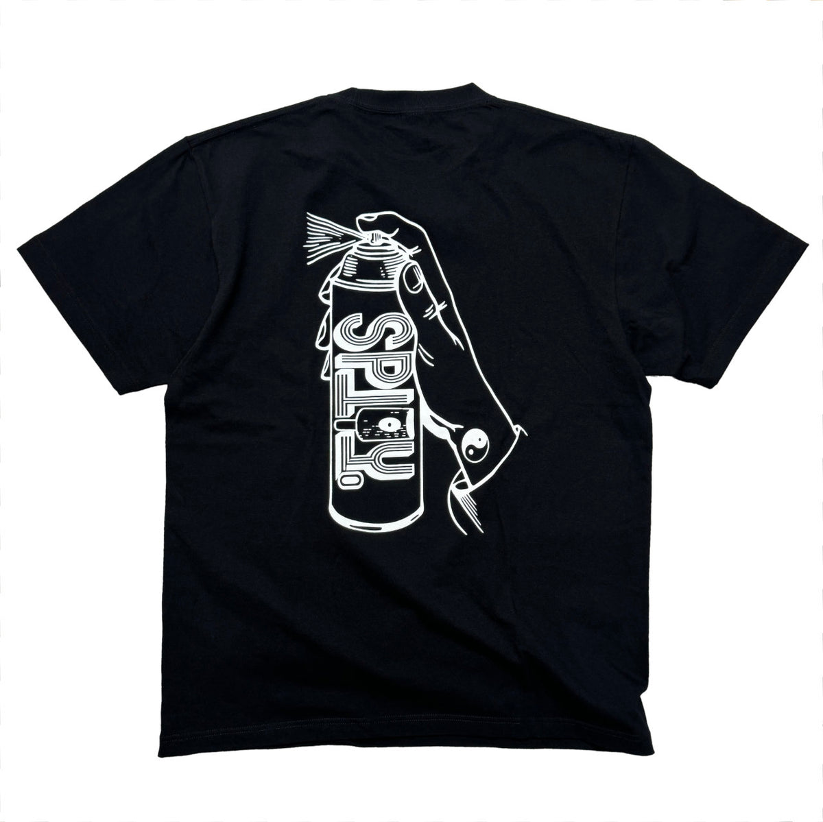 Spray paint toy Tee - SPTOY BLACK – FADEBOMB