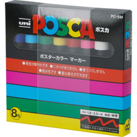 UNI POSCA -medium- PC5M 8 color box - PC5M8C