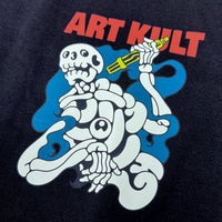 ART KULT -Skull tee- by Flat black shop