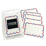 50 Wavy border blank sticker - 2CWB