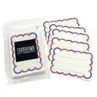 50 Wavy border blank sticker - 2CWB