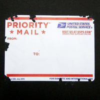 Eggshell US228 Priority mail sticker