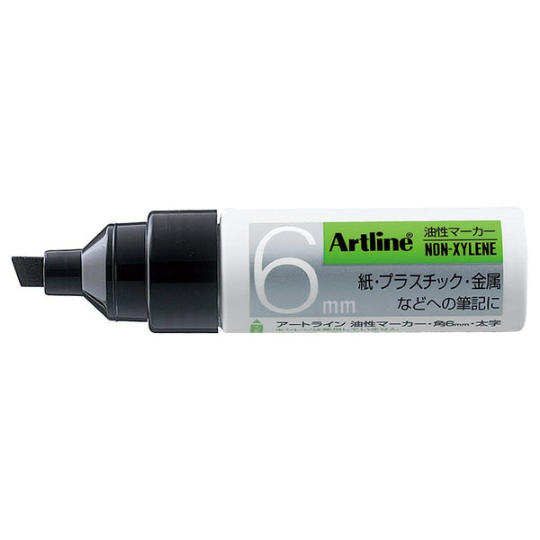 Artline 6mm chisel marker K-50 BLACK