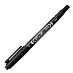 ZEBRA Mckee Extra Fine Twin Marker - BLACK