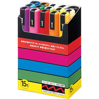UNI POSCA -medium- PC5M 15 color box