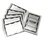 50 FADEBOMB Matte silver border eggshell sticker