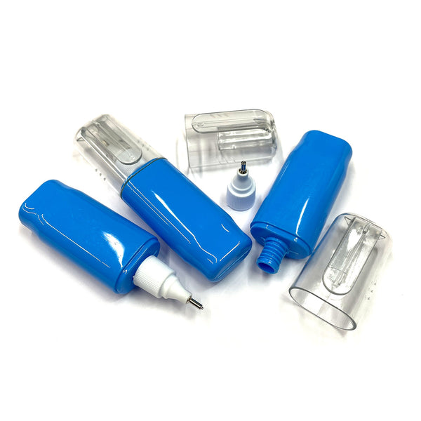 3 pcs - Mini sky blue 12ml Empty Correction pen Bottle