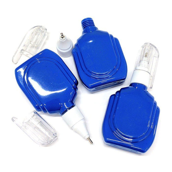 3 Blue - 22ml Empty Correction pen Bottle