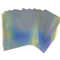 A4 size - Grid hologram eggshell sticker