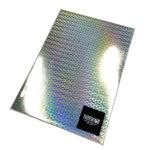 A4 size - Grid hologram eggshell sticker