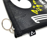 Magic ink mesh pouch & rubber key chain