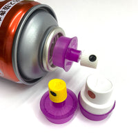 5 pcs - Nakadapt 4mm Purple adapter