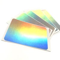 50 FADEBOMB Plain hologram eggshell sticker