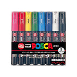 UNI POSCA -Extra Fine- PC1M  8 color box
