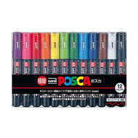 UNI POSCA -Extra Fine- PC1M 12 color box