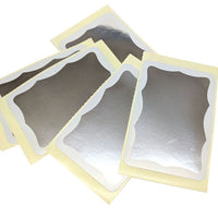 100 FADEBOMB Metallic Border Name Badge Label